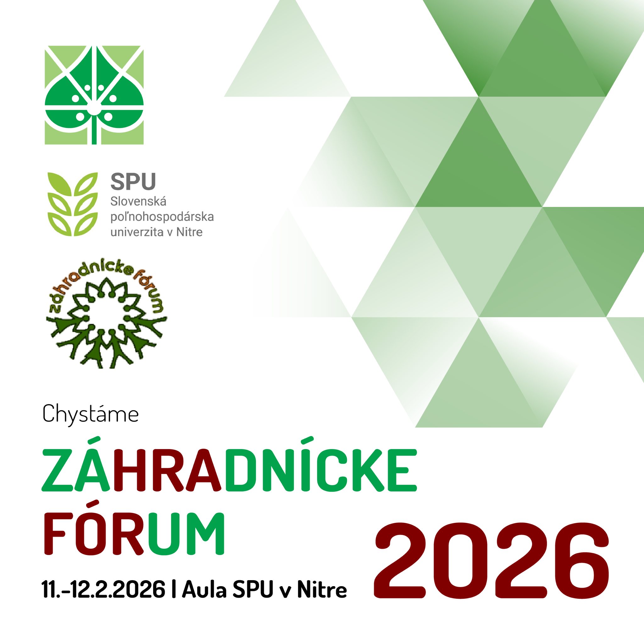Záhradnícke fórum 2026