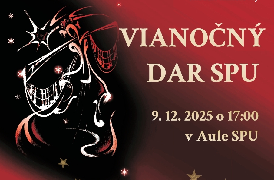 Predvianočnú atmosféru na SPU opäť zvýrazní koncert Vianočný dar