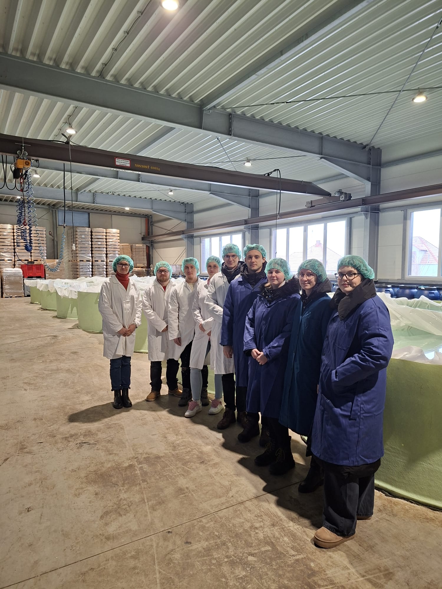 Exkurzia študentov FBP v spoločnosti Andaco Hlohovec