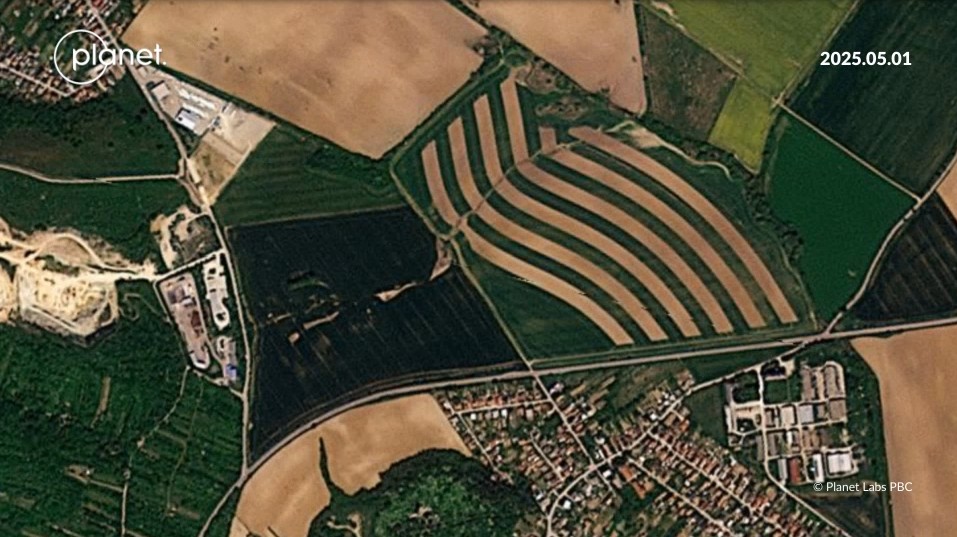 Planet Stories: časový vývoj krajiny pri pásovom striedaní plodín