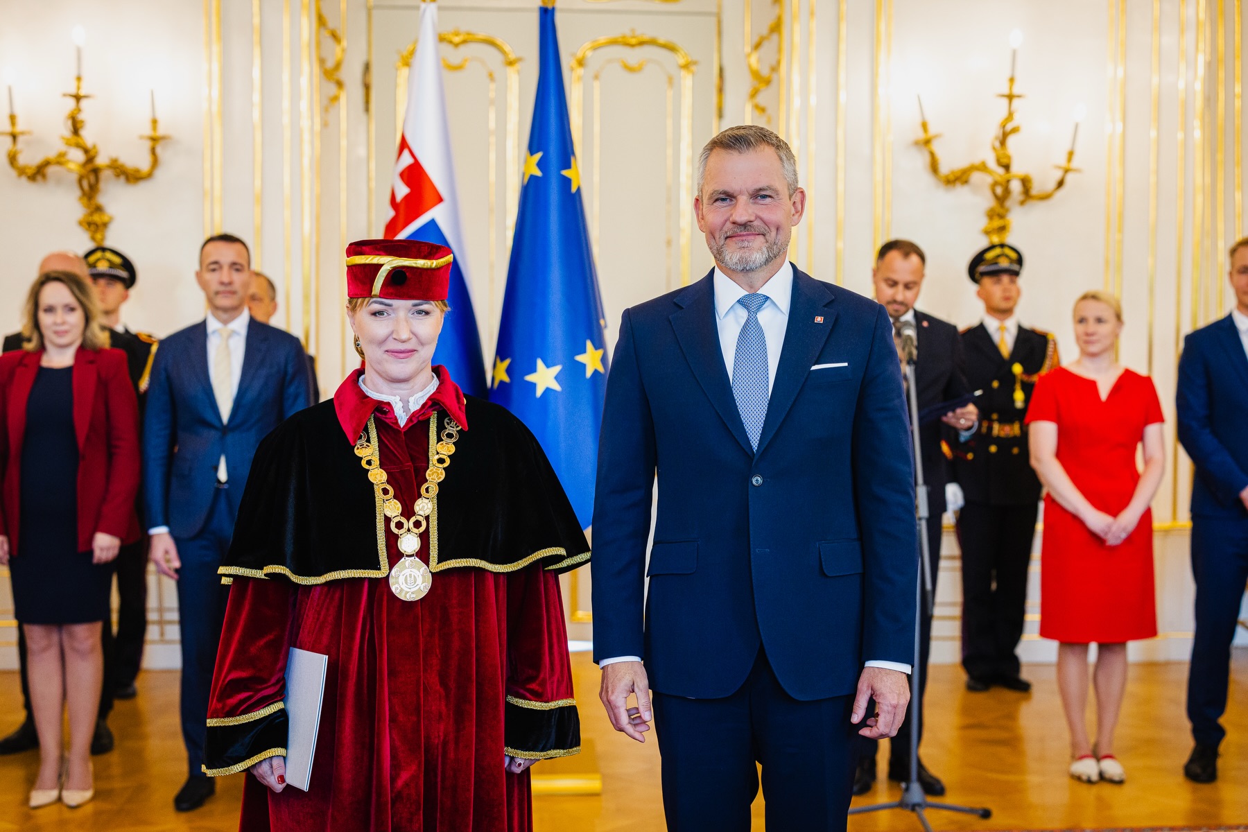 Prezident vymenoval Klaudiu Halászovú za rektorku SPU