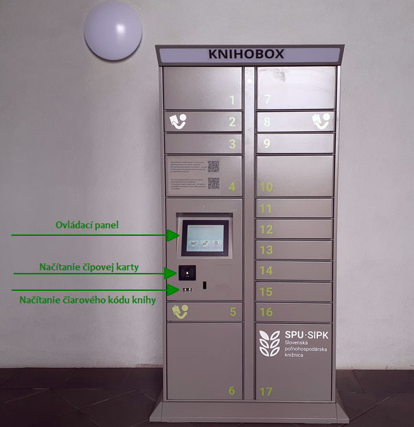 Knihobox SlPK pri SPU v Nitre